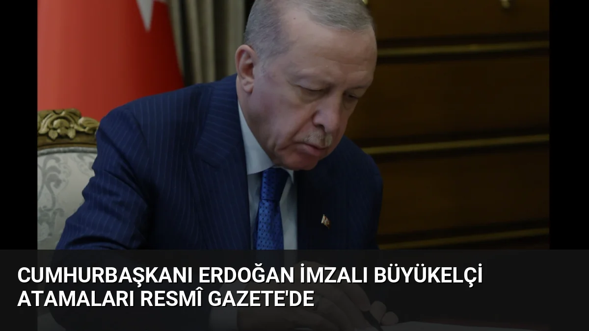 Cumhurbaşkanı Erdoğan'ın imzasıyla İzlanda, Ukrayna, Hollanda ve BM Cenevre Ofisi'ndeki