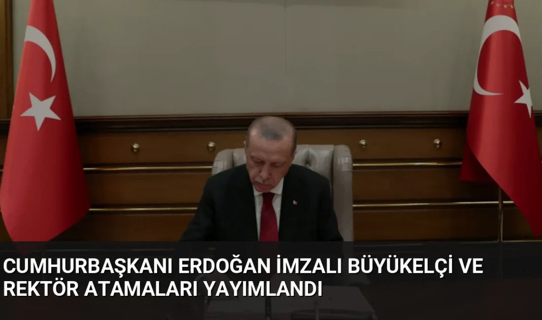 Cumhurbaşkanı Erdoğan'ın imzasıyla yayımlanan kararnameyle 8 ülkede büyükelçi değişimi yaşandı