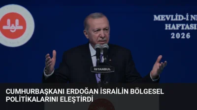 Cumhurbaşkanı Erdoğan, İsrail yönetiminin bölgesel barışı hedef aldığını belirterek, Siyonizm