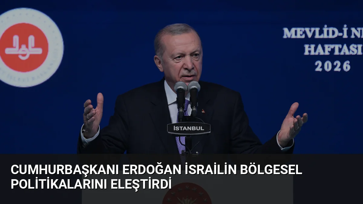 Cumhurbaşkanı Erdoğan, İsrail yönetiminin bölgesel barışı hedef aldığını belirterek, Siyonizm