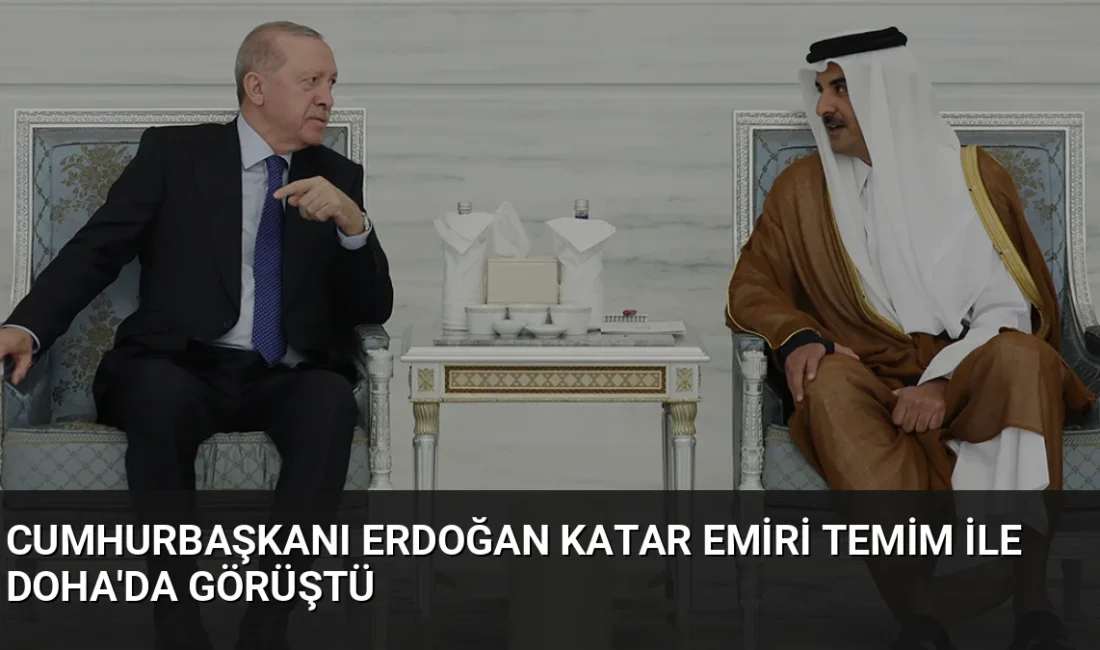 Cumhurbaşkanı Erdoğan, eski Katar Emiri Hamad bin Halife Al Sani'nin
