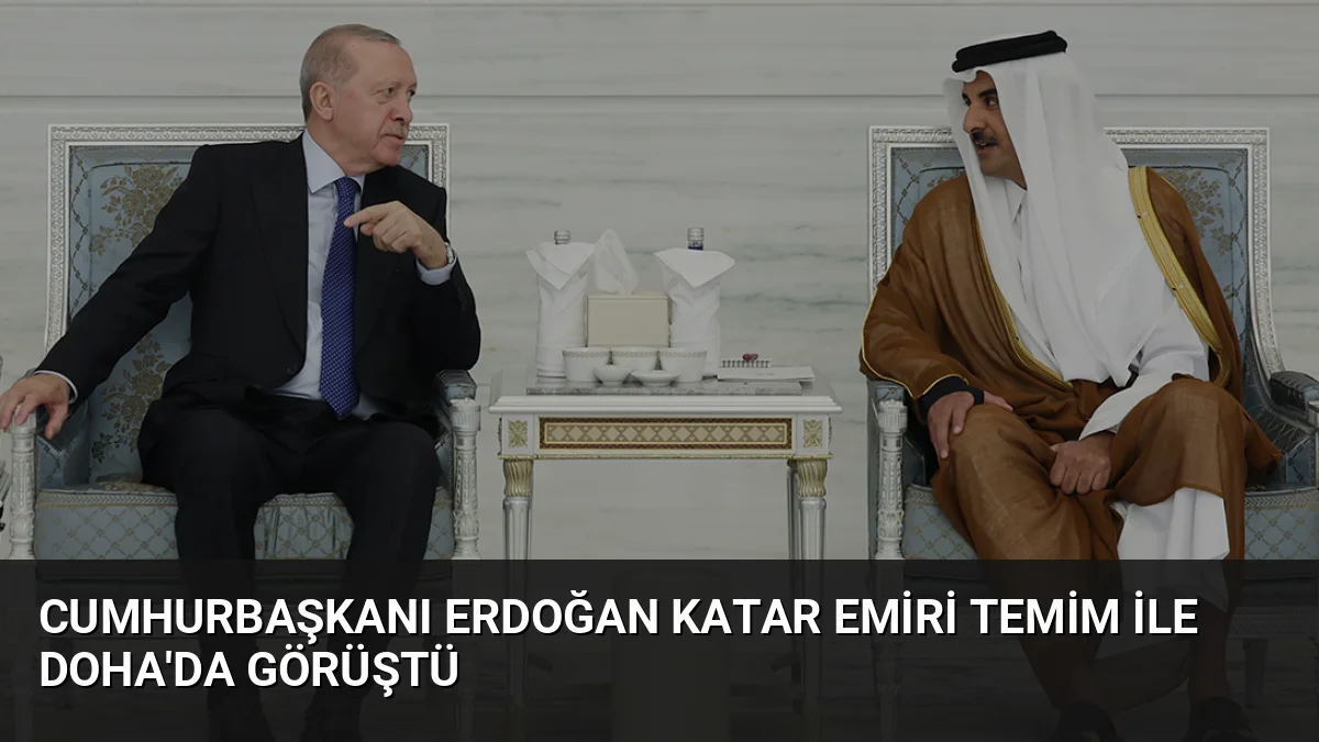 Cumhurbaşkanı Erdoğan, eski Katar Emiri Hamad bin Halife Al Sani'nin