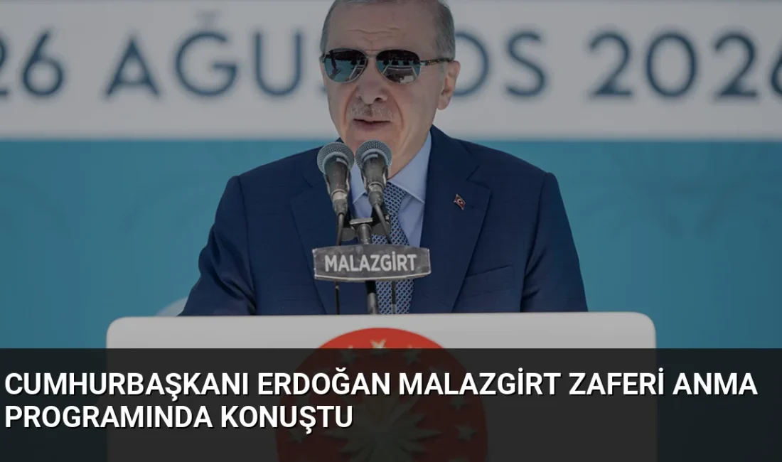 Cumhurbaşkanı Erdoğan, Malazgirt'te düzenlenen 955. Yıl Anadolu'nun Fethi programında birlik
