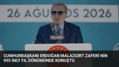 Cumhurbaşkanı Erdoğan, Malazgirt Zaferi'nin 955. yıl dönümü törenlerinde Sultan Alparslan'ı