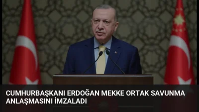 Cumhurbaşkanı Erdoğan, Mekke'de Suudi Arabistan ve Pakistan ile Ortak Savunma