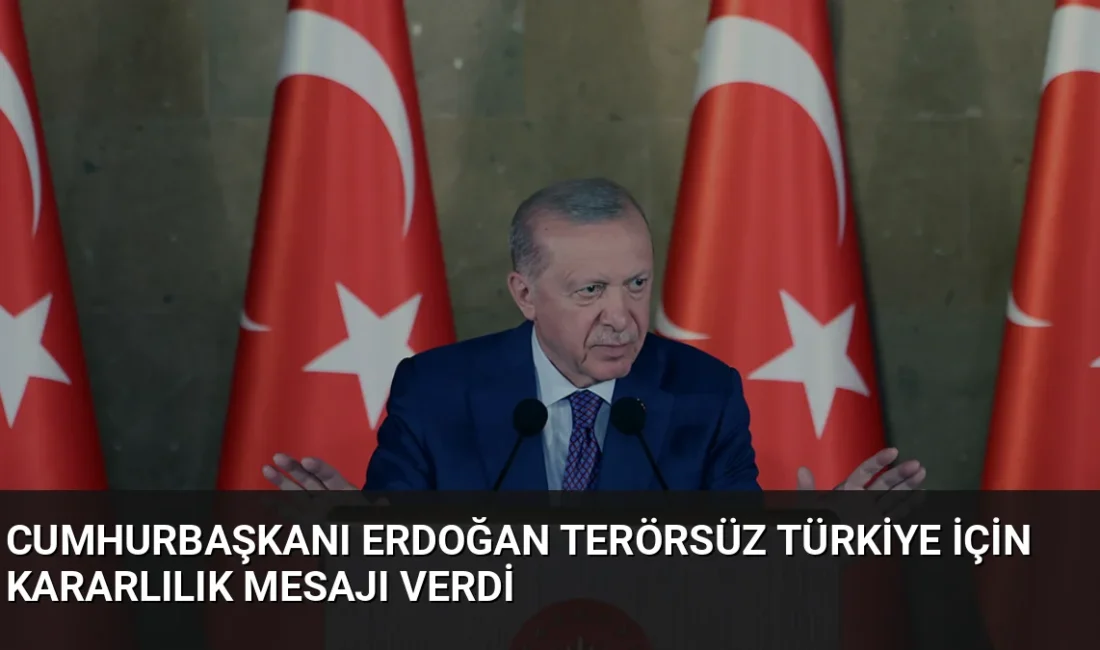 Cumhurbaşkanı Erdoğan, terörsüz Türkiye hedefinin devletin ve 86 milyonun ortak
