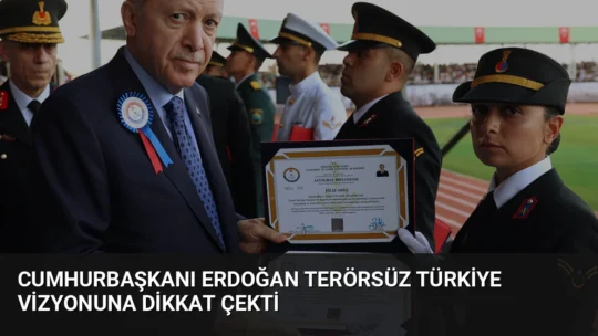 Cumhurbaşkanı Erdoğan, Jandarma ve Sahil Güvenlik Akademisi Mezuniyet Töreni'nde terörsüz