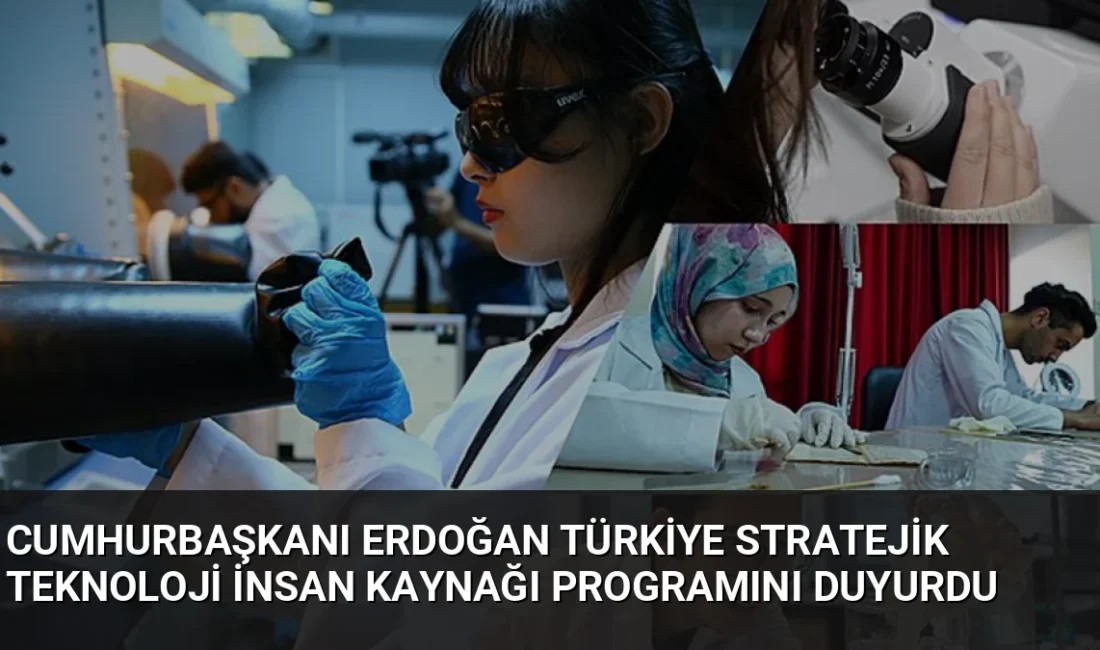 Cumhurbaşkanı Erdoğan, stratejik teknoloji alanlarında 5 yıl içinde 3 bin