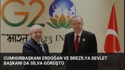Cumhurbaşkanı Erdoğan, Brezilya Devlet Başkanı Lula da Silva ile telefon