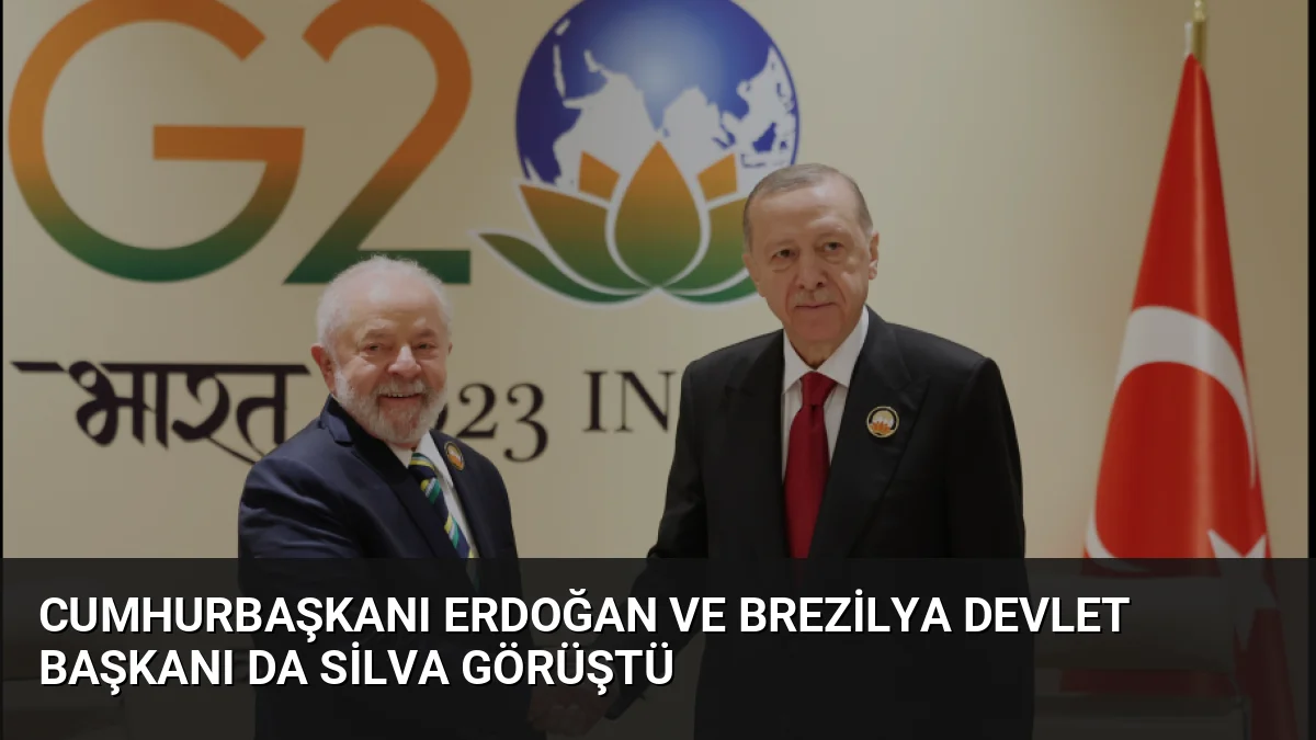 Cumhurbaşkanı Erdoğan, Brezilya Devlet Başkanı Lula da Silva ile telefon