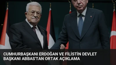 Cumhurbaşkanı Erdoğan ve Filistin Devlet Başkanı Abbas, Ankara'daki görüşmelerinde Gazze'de