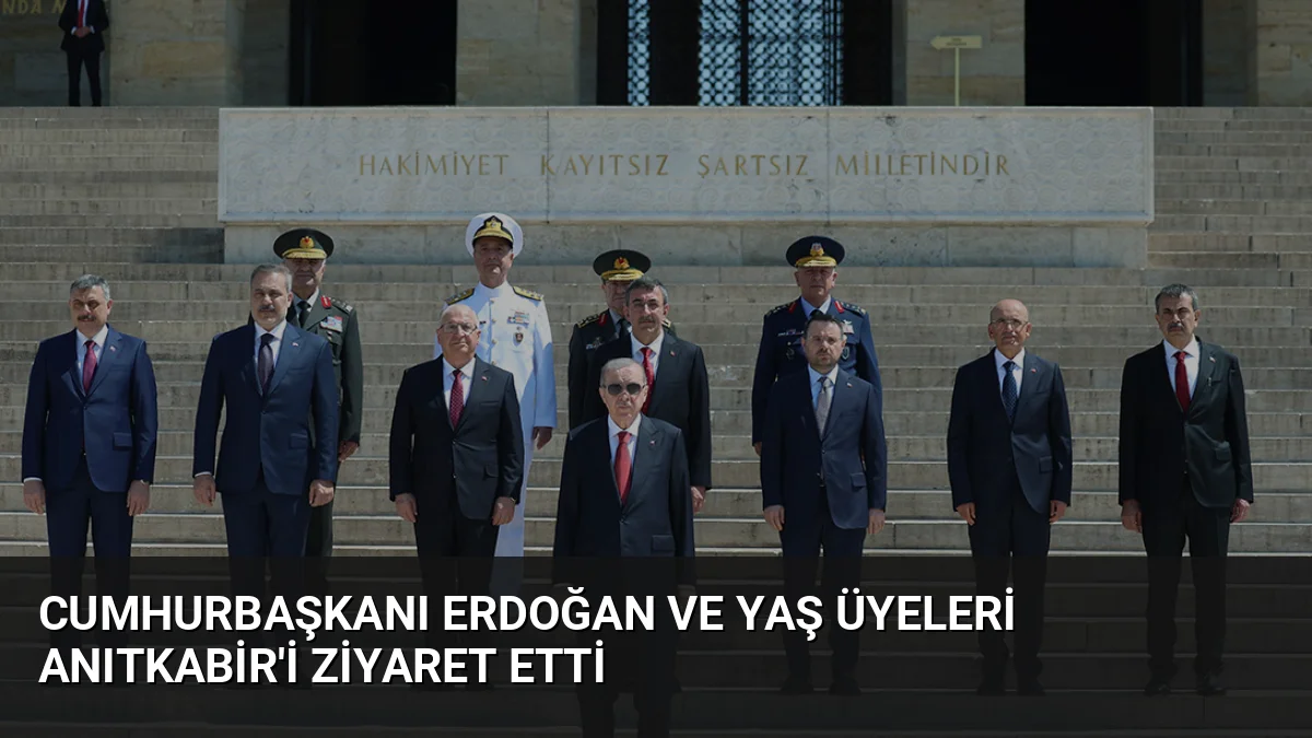 Cumhurbaşkanı Erdoğan ve YAŞ üyeleri, 2026 yılı Yüksek Askerî Şûra
