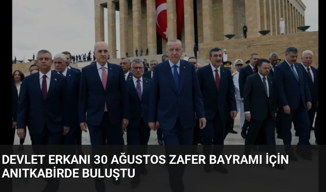 Cumhurbaşkanı Erdoğan ve devlet erkanı, 30 Ağustos Zafer Bayramı'nın 104.