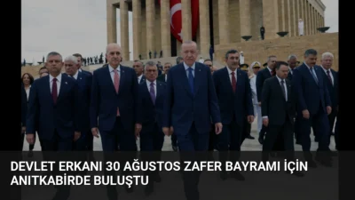 Cumhurbaşkanı Erdoğan ve devlet erkanı, 30 Ağustos Zafer Bayramı'nın 104.