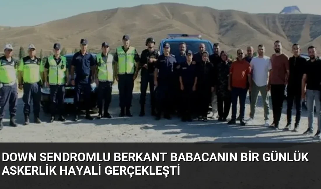 Kayseri'de Down sendromlu 18 yaşındaki Berkant Babacan, jandarma ekiplerinin desteğiyle