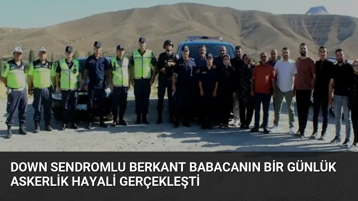Kayseri'de Down sendromlu 18 yaşındaki Berkant Babacan, jandarma ekiplerinin desteğiyle