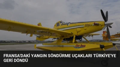 Tarım ve Orman Bakanı İbrahim Yumaklı, Fransa'daki yangın söndürme çalışmalarına