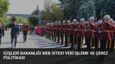 T.C. İçişleri Bakanlığı, web sitesi üzerinden yürütülen kişisel veri işleme