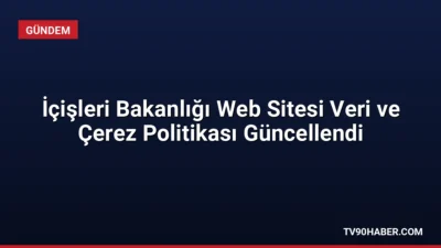 İçişleri Bakanlığı, 6698 sayılı kanun kapsamında dijital platformundaki veri işleme