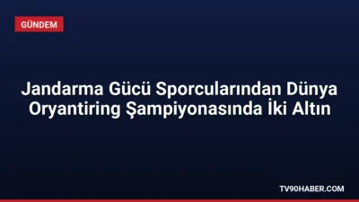 Polonya'da düzenlenen Dünya Master Oryantiring Şampiyonası'nda Jandarma Gücü sporcuları Ahmet