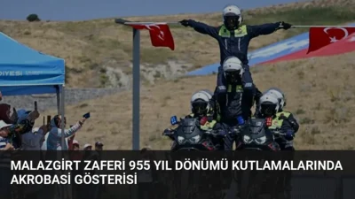 Malazgirt Zaferi'nin 955. yıl dönümü kutlamaları kapsamında Ahlat'ta sahne alan