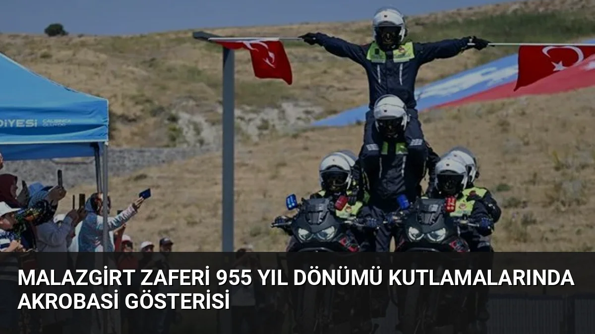 Malazgirt Zaferi'nin 955. yıl dönümü kutlamaları kapsamında Ahlat'ta sahne alan