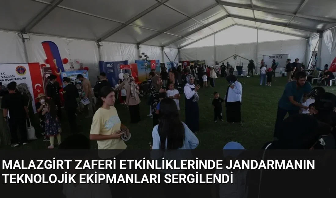 Malazgirt Zaferi'nin 955. yıl dönümünde jandarma ekipleri, suçların aydınlatılmasında kullanılan