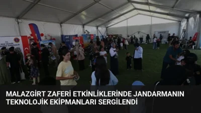 Malazgirt Zaferi'nin 955. yıl dönümünde jandarma ekipleri, suçların aydınlatılmasında kullanılan