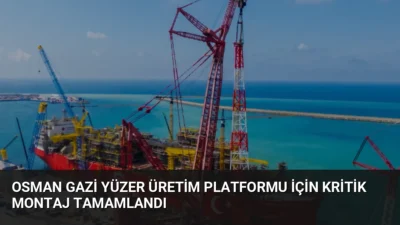 Karadeniz'de doğal gaz üretimini iki katına çıkaracak Osman Gazi Yüzer
