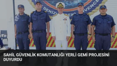Sahil Güvenlik Komutanlığı, TEKNOFEST Mavi Vatan'da tanıttığı yerli gemi projesinin