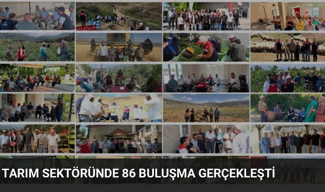 Tarım sektöründe düzenlenen Cuma Buluşmaları'nın 86'ncısı gerçekleştirildi. Toplantıda üretim planlaması