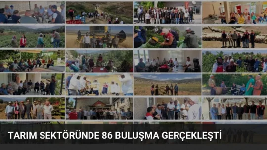 Tarım sektöründe düzenlenen Cuma Buluşmaları'nın 86'ncısı gerçekleştirildi. Toplantıda üretim planlaması