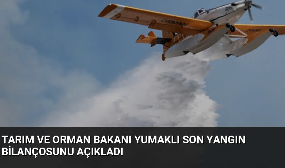 Tarım ve Orman Bakanı İbrahim Yumaklı, Türkiye genelinde çıkan 260