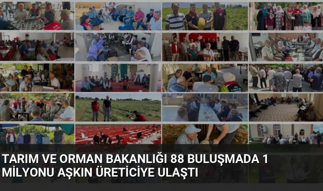 Tarım ve Orman Bakanlığı, Cuma Buluşmaları ile 2024 yılından bu