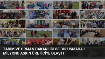 Tarım ve Orman Bakanlığı, Cuma Buluşmaları ile 2024 yılından bu