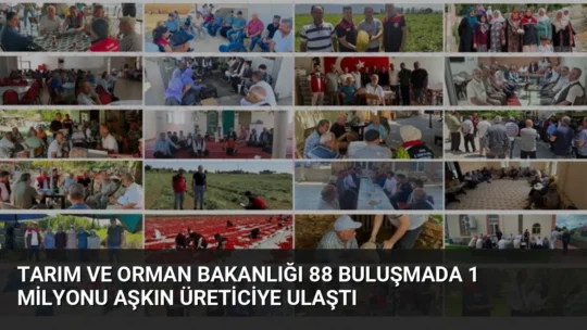 Tarım ve Orman Bakanlığı, Cuma Buluşmaları ile 2024 yılından bu