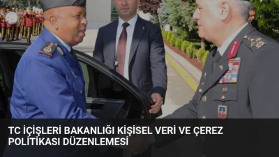 T.C. İçişleri Bakanlığı, web sitesi üzerinden yürütülen kişisel veri işleme