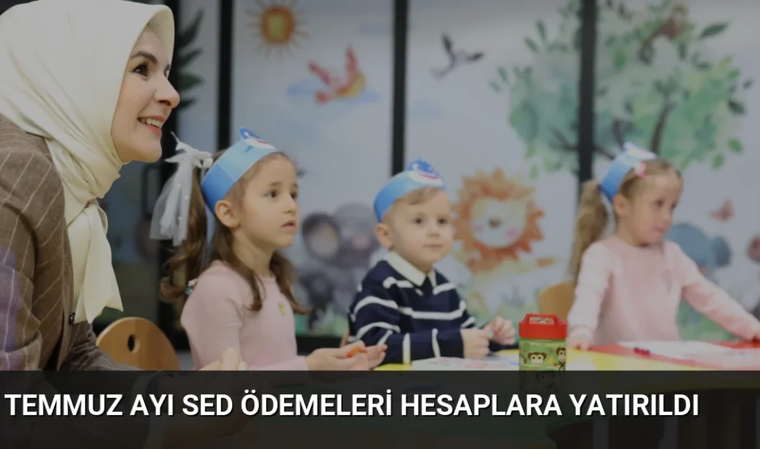 Aile ve Sosyal Hizmetler Bakanlığı, Temmuz ayı SED ödemeleri kapsamında