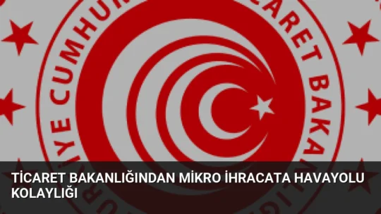Ticaret Bakanlığı, mikro ihracat kargolarının havayolu transit süreçlerini kolaylaştıran yeni