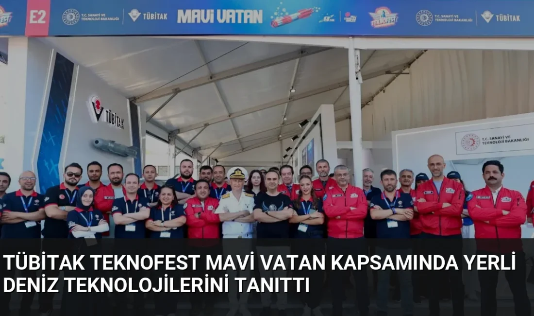 TÜBİTAK, Gölcük'te düzenlenen TEKNOFEST Mavi Vatan'da MÜREN Sualtı Savaş Yönetim