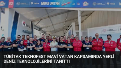 TÜBİTAK, Gölcük'te düzenlenen TEKNOFEST Mavi Vatan'da MÜREN Sualtı Savaş Yönetim