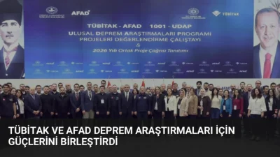 AFAD ve TÜBİTAK, deprem araştırmalarını güçlendirmek için düzenlenen çalıştayda 2026