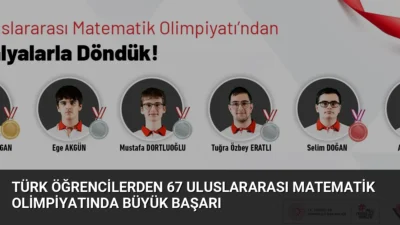 Çin'de düzenlenen 67. Uluslararası Matematik Olimpiyatı'nda Türkiye'yi temsil eden millî