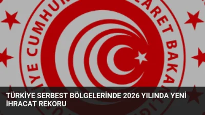 Türkiye'deki 19 serbest bölge, 2026 yılının ilk 7 ayında 7,7
