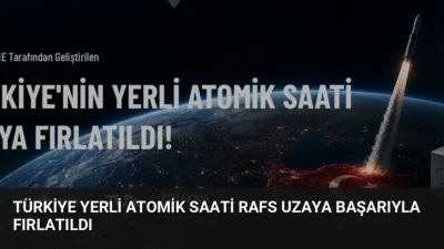 Türkiye'nin yerli imkanlarla geliştirdiği Rubidyum Atomik Frekans Standardı (RAFS), SpaceX