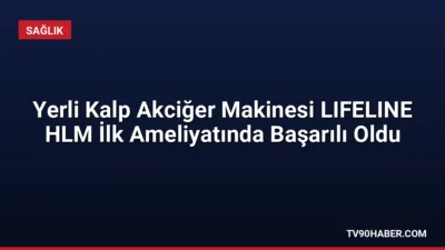 ASELSAN üretimi yerli kalp akciğer makinesi LIFELINE HLM, Ankara Bilkent