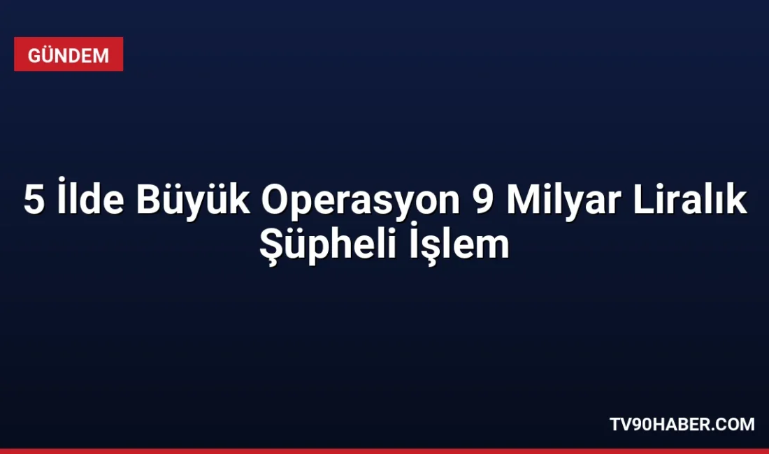 Batman, Hatay, Kars, Kocaeli ve Tokat'ta düzenlenen operasyonlarda 53 şüpheli