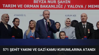 Cumhurbaşkanı Erdoğan ve Bakan Göktaş'ın katılımıyla düzenlenen törende 571 şehit