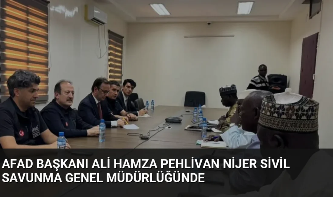 AFAD Başkanı Vali Ali Hamza Pehlivan, Nijer'de sivil savunma alanında