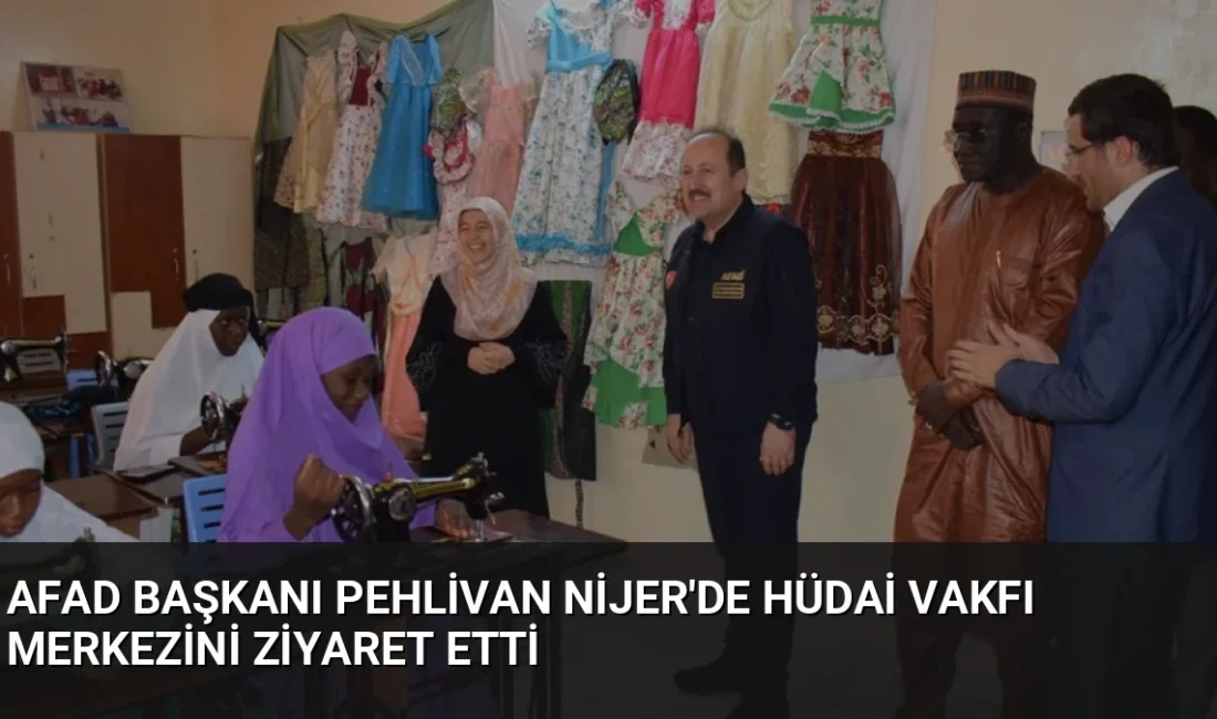 AFAD Başkanı Vali Ali Hamza Pehlivan, Nijer'in başkenti Niamey'de Aziz